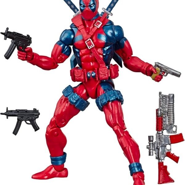 Deadpool, Marvel Comics Uncanny X-Men X-Force Retro Collectible 6 Inch Action Figure for Adults Ages 14 and Up