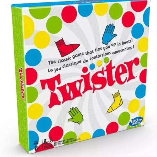 Twister Party Classic Board Game for 2 or More Players,Indoor and Outdoor Game for Kids 6 and Up,Packaging May Vary