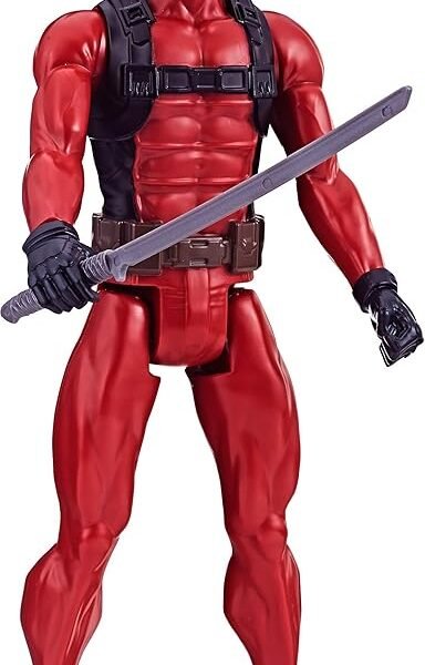 Deadpool 12-Inch Action Figure with Accessory, Super Hero Toys for Fans Ages 14 and Up