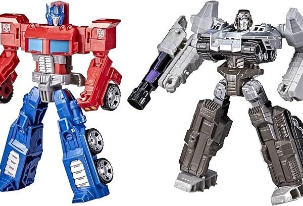 Optimus Prime and Megatron 2-Pack Action Figures - for Kids Ages 6 and Up, 7-inch