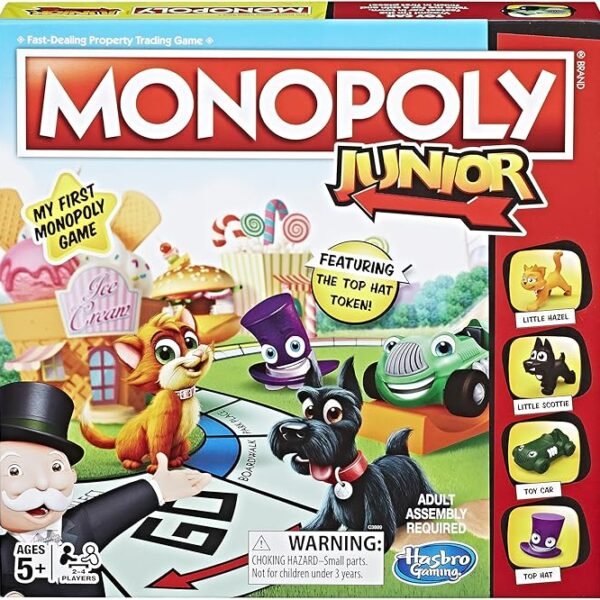 Monopoly Junior Board Game, Ages 5 and up
